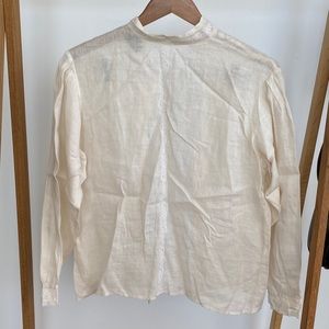 SOLD Vintage Linen Blouse